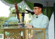 Shalat Idul Adha Di Masjid Agung Qubah Timah, Sekda Mie Go Ajak Tingkatkan Keimanan dan Ketaqwaan