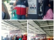 Ratusan Warga Antusias Sambut Bazar Tebus Murah Yang Digelar Pemuda Pangkalpinang Bersuara di Kelurahan Melintang