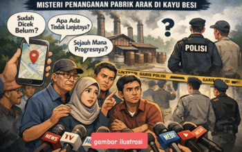 LAPORAN SUDAH DISAMPAIKAN, LOKASI SUDAH DIBAGIKAN, PUBLIK PERTANYAKAN PROGRES PENANGANAN DUGAAN PABRIK ARAK DI KAYU BESI